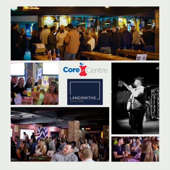 Landsmiths Oktoberfest event fundraising for the Core Centre Nottingham