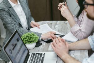 Couple looking to sell a property with a solicitor