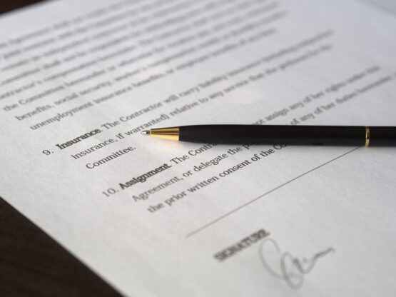 Signing a lease