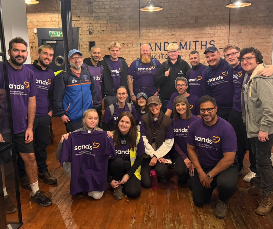 The Landmsiths team raise £5935 for Sands United FC Nottingham